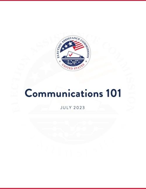 EAC seal. "Communications 101. July 2023"